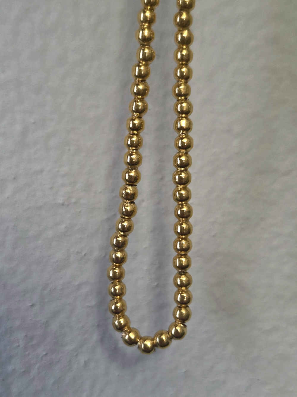 Bracelet Solid Gold 18K Fashion Vintage Charm AU750 Pure Gold with  Beads Design - Picture 3 of 9